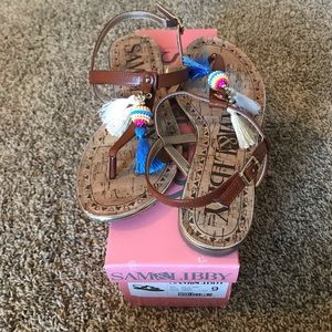 Sam & Libby Tassel Sandals